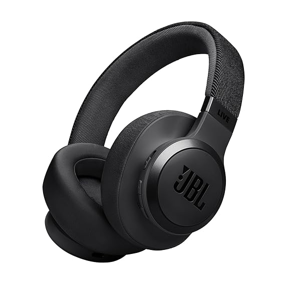 JBL Live 770NC True Adaptive Noise Cancellation Headphones, Wireless Over Ear, Spatial Sound, 65Hrs Playtime, Speed Charge (2 color options)
