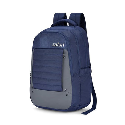 Safari Spade 34L Formal Laptop Backpack with Raincover, Antitheft Pocket, 3 Compartments, Front Pocket, Smart Trolley Sleeve, Office Bag, College Backpack, Travel Bag, School Bag - Rajputtrade