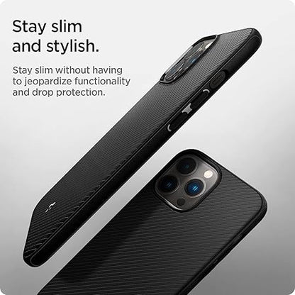 Spigen Mag Armor Back Cover Case Compatible with iPhone 13 Pro (TPU | Matte Black)