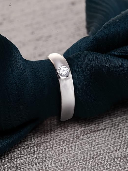 Pure Real 925 Sterling Silver Adjustable Ring Band | Multiple Design Options | Gift for Women and Girls - Rajputtrade