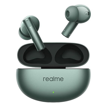realme Buds Air 6 TWS in Ear Earbuds with 12.4 Mm Deep Bass Driver, 40 Hours Play Time, Fast Charge, Bluetooth V5.3 (Forrest Green) - Rajputtrade