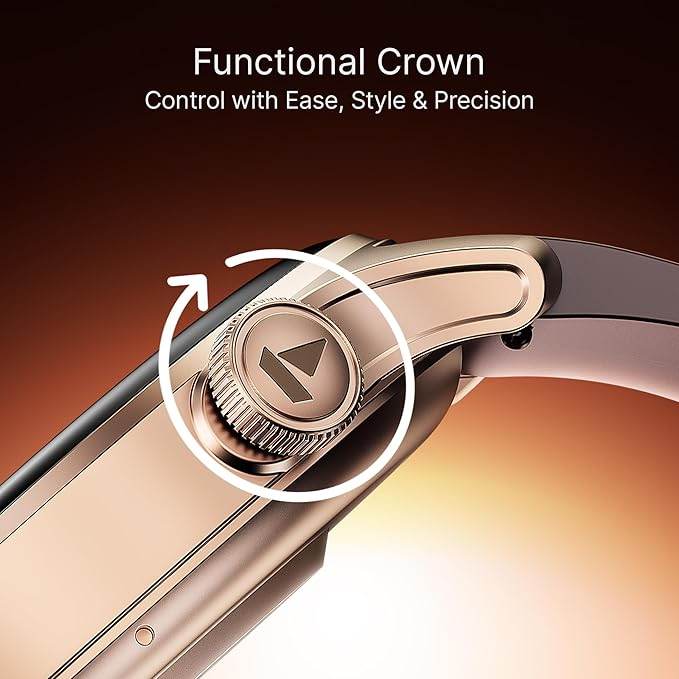 boAt New Launch Ultima Prime Smartwatch with 1.43" AMOLED Display, Personalized Fitness Nudges (Brown) - Rajputtrade