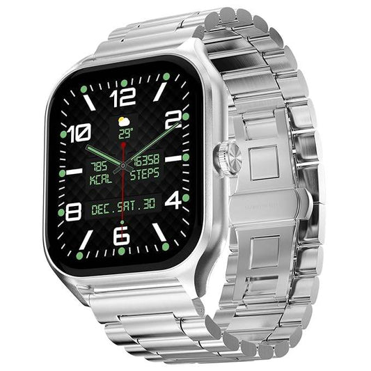 Fire-Boltt Solaris 1.78” AMOLED Always-on Display with 368 * 448 px Resolution, IP68 Water-Resistant (Silver) - Rajputtrade