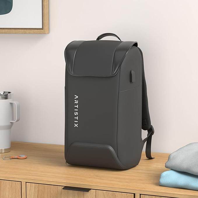Artistix Avian Unisex Water Repellent Anti Theft Travel Laptop Backpack Bag With USB charging Port (Black, 32 L) - Rajputtrade