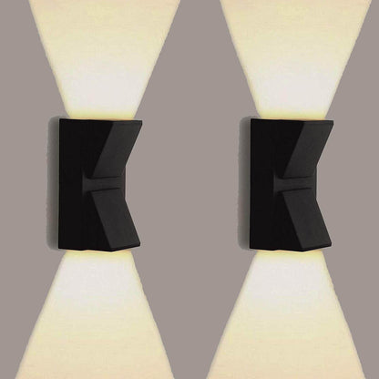 10W Waterproof Led Wall Light for Home Decoration – Up Down 2-Way LED Wall Lamp | IP65 Outdoor Fancy Wall Lights for Balcony,Gate,Elevation,Garden,Patio | Decorative Wall Mount Light - Rajputtrade