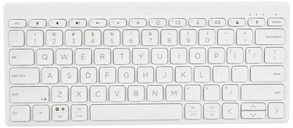 HP 350 Compact Multi-Device Bluetooth Keyboard; Spill Resistant; Swift Pair; OS Auto-Detection, LED Indicator, Battery Life Up to 24 Months, 3 Years Warranty - Rajputtrade