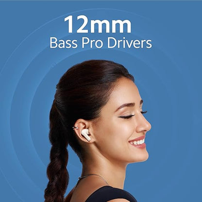 Redmi Buds 4 Active - Air White, 12mm Drivers(Premium Sound Quality), Up to 30 Hours Battery Life - Rajputtrade