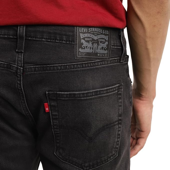 Levi's Men's 512 Slim Tapered Fit Mid Rise Jeans (Size 34) - Rajputtrade