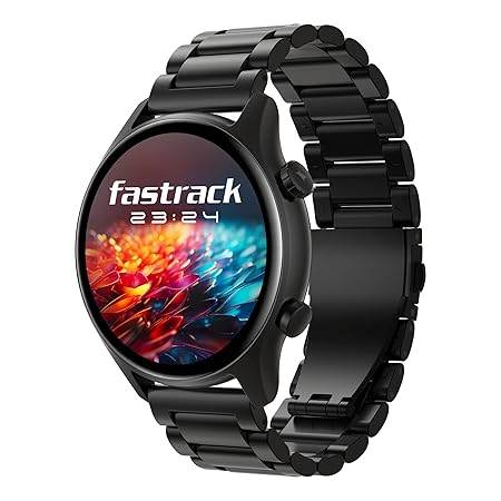 Fastrack Astor FR2 Pro Smart Watch, 1.43” AMOLED Display, 466 * 466 Pixel Resolution, IP68 (Black) - Rajputtrade