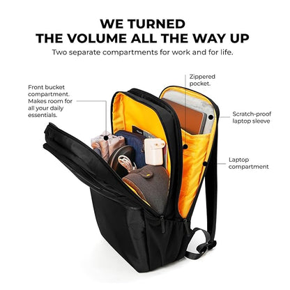 MOKOBARA The Kaleido Backpack, Water-Resistant 15.6" Laptop Bag with Luggage Sleeve for Work, Travel, and Daily Use - Suitable for Men and Women - Rajputtrade