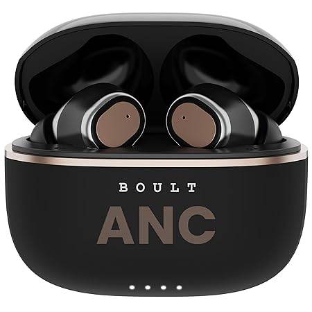 Boult Audio Z40 Ultra Truly Wireless in Ear Earbuds with 32dB Active Noise Cancellation, 100H Playtime (Black) - Rajputtrade