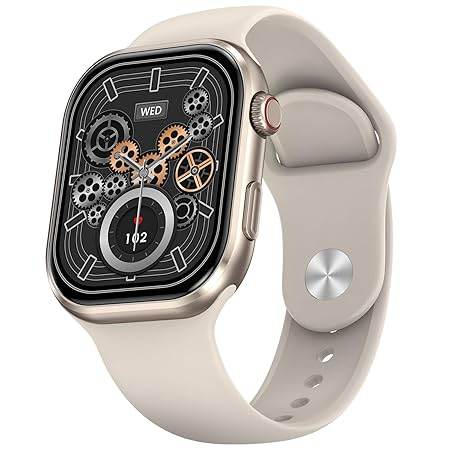 Fire-Boltt Brillia Smart Watch with 51.3mm (2.02 inch) AMOLED Display, Bluetooth Calling, SpO2 (Brillia, Beige) - Rajputtrade