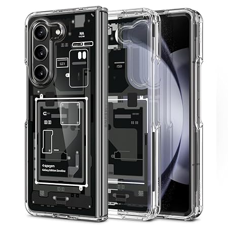 Spigen Ultra Hybrid for Samsung Galaxy Z Fold 5 Case, Galaxy Z Fold 5 Back Cover - TPU+PC｜Zero One Black