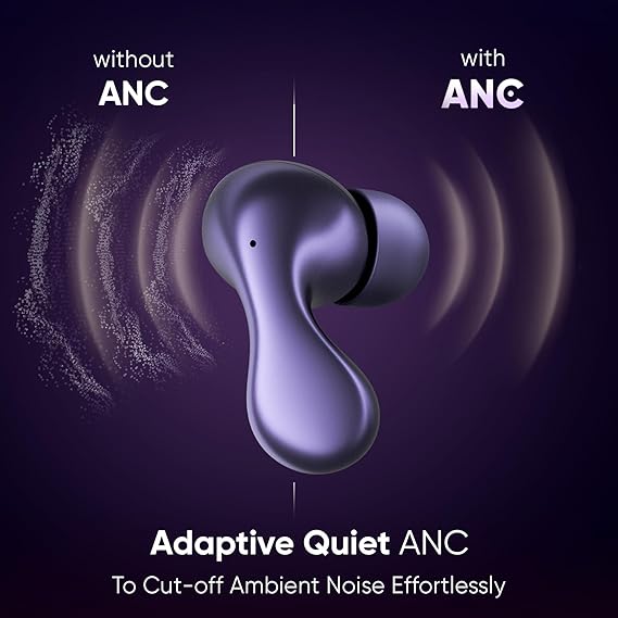 Mivi SuperPods Concerto [Flagship Launch] Dolby Audio in Ear Ear Buds Wireless with 35dB ANC, BT v5.4 Earbuds - Rajputtrade