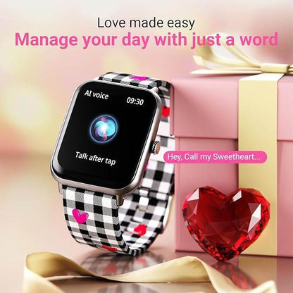 Fire-Boltt Ninja Call Pro Plus Checkmate Smart Watch 1.83 inch with Bluetooth Calling (Black Valentine) - Rajputtrade