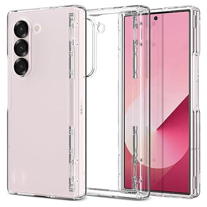 Spigen Ultra Hybrid Pro for Samsung Galaxy Z Fold 6 Case, Transparent Galaxy Z Fold 6 Back Cover - TPU+PC｜Crystal Clear