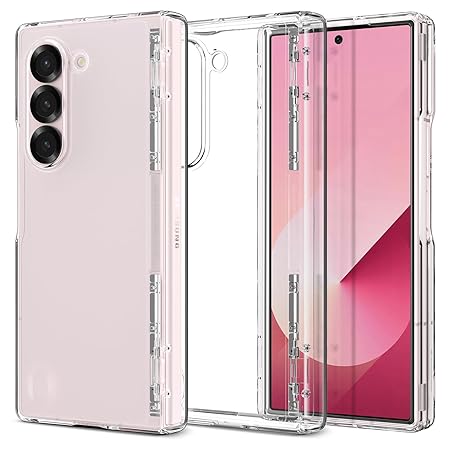 Spigen Ultra Hybrid Pro for Samsung Galaxy Z Fold 6 Case, Transparent Galaxy Z Fold 6 Back Cover - TPU+PC｜Crystal Clear