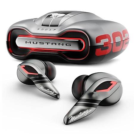 Boult X Mustang Newly Launched Torq TWS Earbuds with 60H Playtime, App Support, 4 Mics ENC, 45ms Low Latency (Silver) - Rajputtrade
