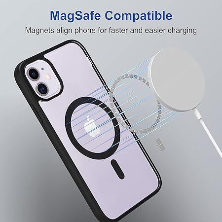iPhone 12 / iPhone 12 Pro Back Case Cover | Scratch-Resistant Back Case Cover | Black