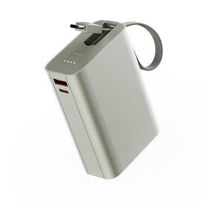 Ambrane 20000Mah Small Pocket Size Powerbank,USB Type-C Input (Minicharge 20,Titanium) - Rajputtrade