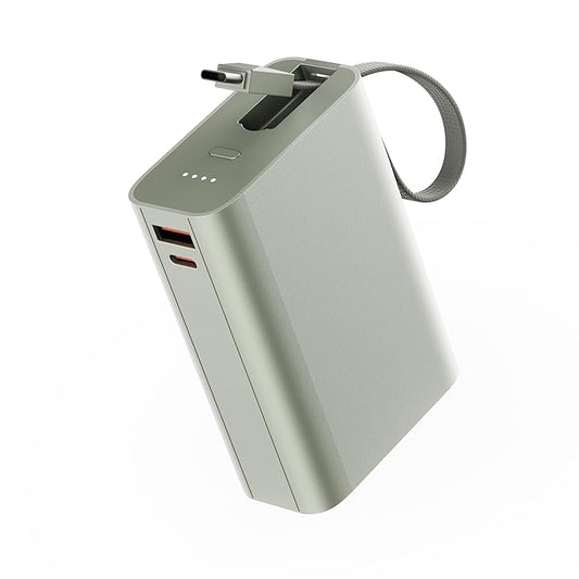 Ambrane 20000Mah Small Pocket Size Powerbank,USB Type-C Input (Minicharge 20,Titanium) - Rajputtrade