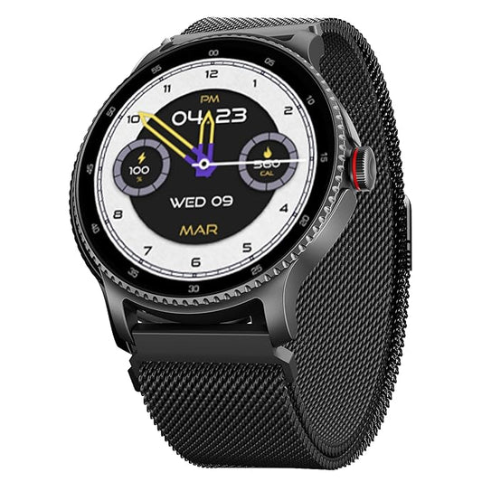 boAt Lunar Discovery w/ 1.39" (3.5 cm) HD Display, Smart Watch for Men & Women(Black Metal)