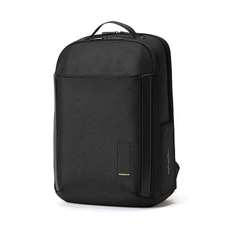 MOKOBARA The Autopilot Backpack Fits 15.6 Inch Laptop, 35L Capacity Premium Durable Nylon and Vegan Leather Black Unisex Multipurpose Laptop Backpack | Ideal for Office, Travel, School (Black) - Rajputtrade