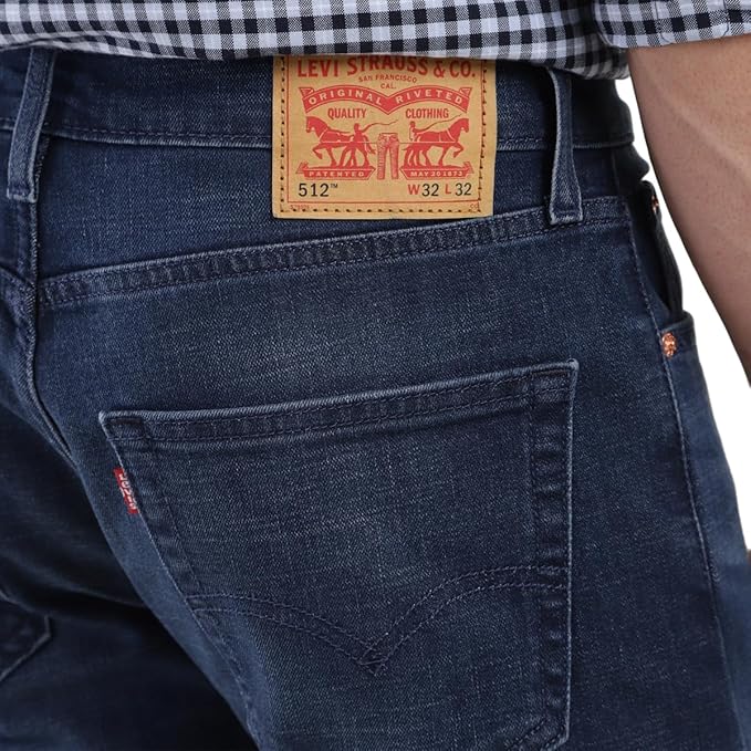 Levi's Men's 512 Slim Tapered Fit Mid Rise Jeans (Size 34) - Rajputtrade