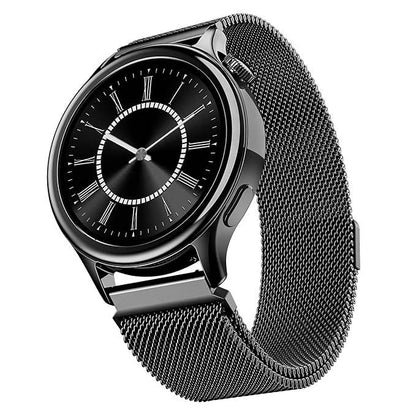 boAt Enigma Daze Women's Luxury Smart Watch w/ 1.3”(3.3cm) Luminous Display, HR & SpO2 (Metallic Black) - Rajputtrade