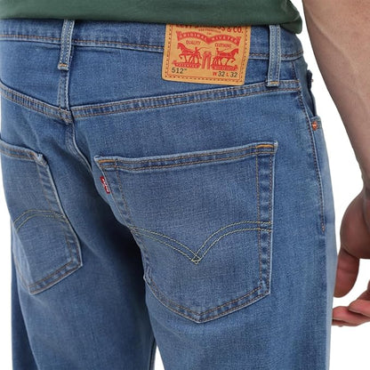 Levi's Men's 512 Slim Tapered Fit Mid Rise Jeans (Size 38) - Rajputtrade