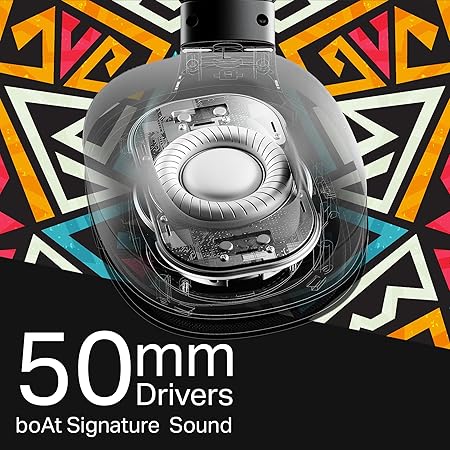 boAt 2025 Launch Rockerz Plus 550 in Ear Bluetooth Headphones, Customizable Earcups, 100Hrs Playback, 50mm Drivers, Dual Pair, Bluetooth Headphones (3 color options)