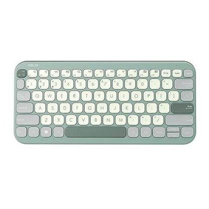 ASUS Marshmallow Kw100 Keyboard, Supports Up to 3 Devices, 1.6Mm Key Travel, Scissor Keys, Compact & Lightweight Keyboard, Bluetooth (Color - Green Tea Latte) - Rajputtrade