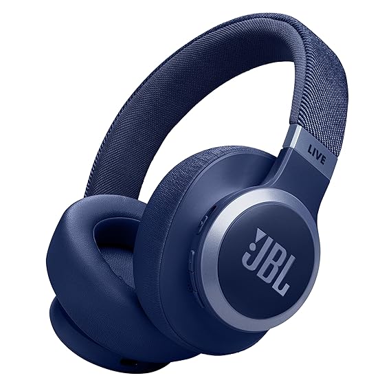 JBL Live 770NC True Adaptive Noise Cancellation Headphones, Wireless Over Ear, Spatial Sound, 65Hrs Playtime, Speed Charge (2 color options)