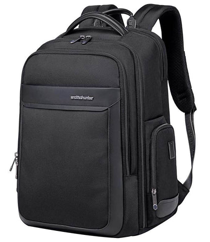 Arctic Hunter Travel Backpack for Men 45L Big Heavy Duty Office Travel Laptop Backpack Fit Upto 17" Laptop 1680D Polyester Water-resistant Padded Overnight Laptop/Clothes Bag with Multi-Pockets, Black - Rajputtrade