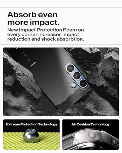 Spigen TPU+PC Tough Armor (AI) Magfit For Samsung Galaxy S25+ Case, Galaxy S25 Plus Back Cover - Black