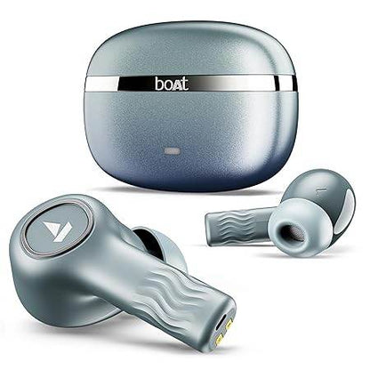 boAt Nirvana Ion ANC, Active Noise Cancellation(~32dB), 120Hrs Battery, App Support, Crystal Bionic Sound, 4Mics ENx, v5.3 Bluetooth Earbuds, TWS Ear Buds Wireless Earphones with mic (Blazing Comet) - Rajputtrade