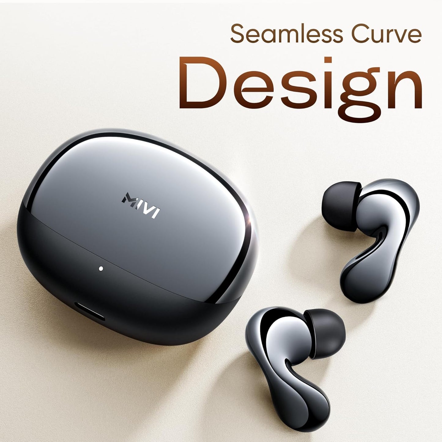 Mivi SuperPods Immersio [Flagship Launch], Dolby Audio,True Wireless Earbuds, 3D Soundstage, 60H Playtime, AI ENC, BT v5.4 Earbuds - Rajputtrade