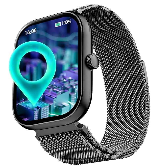 Boat Wave Sigma 3 w/Turn-by-Turn Navigation, 2.01" (5.1 cm) HD Display, Smart Watch for Men & Women(Metal Grey) - Rajputtrade
