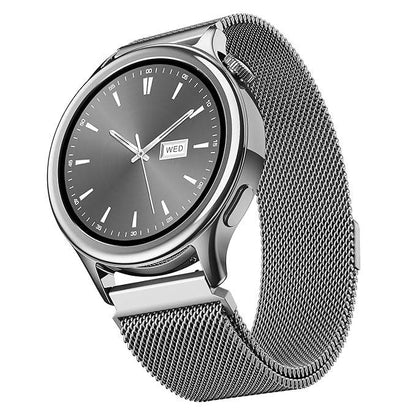 boAt Enigma Daze Women's Luxury Smart Watch w/ 1.3”(3.3cm) Luminous Display (Metallic Silver) - Rajputtrade