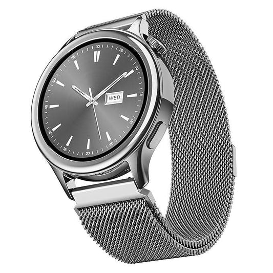 boAt Enigma Daze Women's Luxury Smart Watch w/ 1.3”(3.3cm) Luminous Display (Metallic Silver) - Rajputtrade