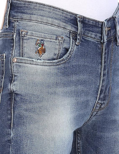 U.S. POLO ASSN. Men Regular Fit Jeans(Size-34) - Rajputtrade