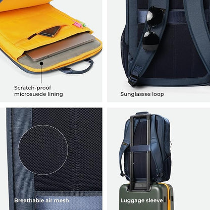 MOKOBARA The Kaleido Backpack, Water-Resistant 15.6" Laptop Bag with Luggage Sleeve for Work, Travel, and Daily Use - Suitable for Men and Women - Rajputtrade