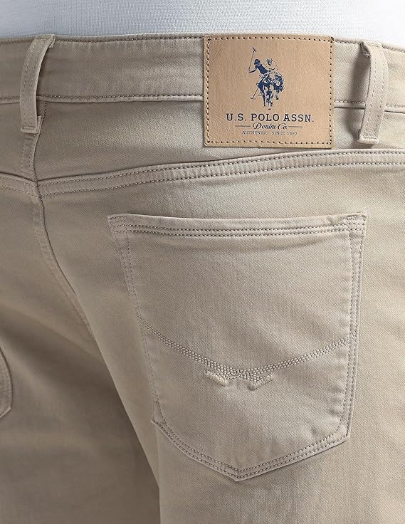 U.S. POLO ASSN. Men's Regular Fit Mid Rise Jeans - Rajputtrade