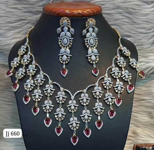 Fashion Latest Gold Plated Pearl Stylish Fancy Wedding Necklace Jewellery Set for Women - Rajputtrade