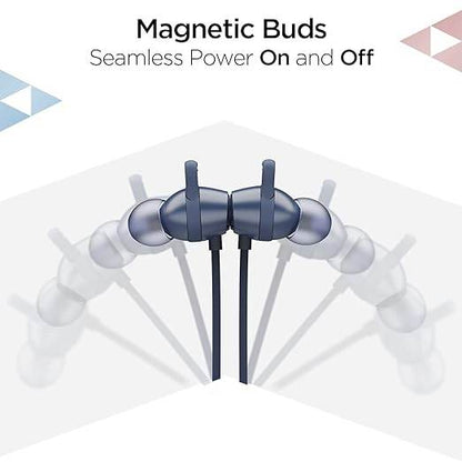 boAt Rockerz 255 Max, 60HRS Playtime, EQ Modes, Power Magnetic Earbuds (Space Blue) - Rajputtrade