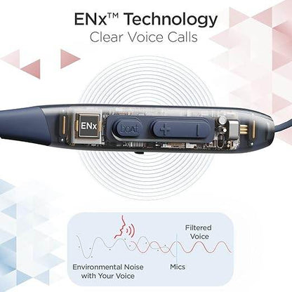 boAt Rockerz 255 Max, 60HRS Playtime, EQ Modes, Power Magnetic Earbuds (Space Blue) - Rajputtrade