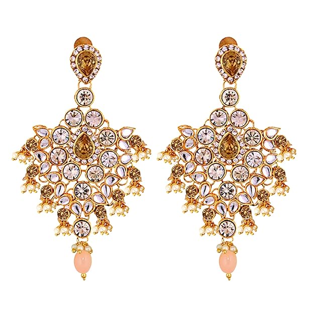 Jewellery Wedding Designer Gold Plated Dulhan Choker Bridal Set with sheeshpatti for Girls & Women - Rajputtrade