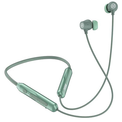 Noise Airwave Pro Bluetooth in Ear Neckband with Upto 32 dB ANC (Metallic Green) - Rajputtrade