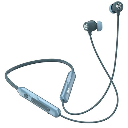 Noise Airwave Pro Bluetooth in Ear Neckband with Upto 32 dB ANC, (Metallic Blue) - Rajputtrade