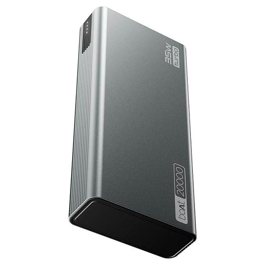 boAt PB435 Turbo 35W Power Bank with 20000mAh (Stone Grey) - Rajputtrade